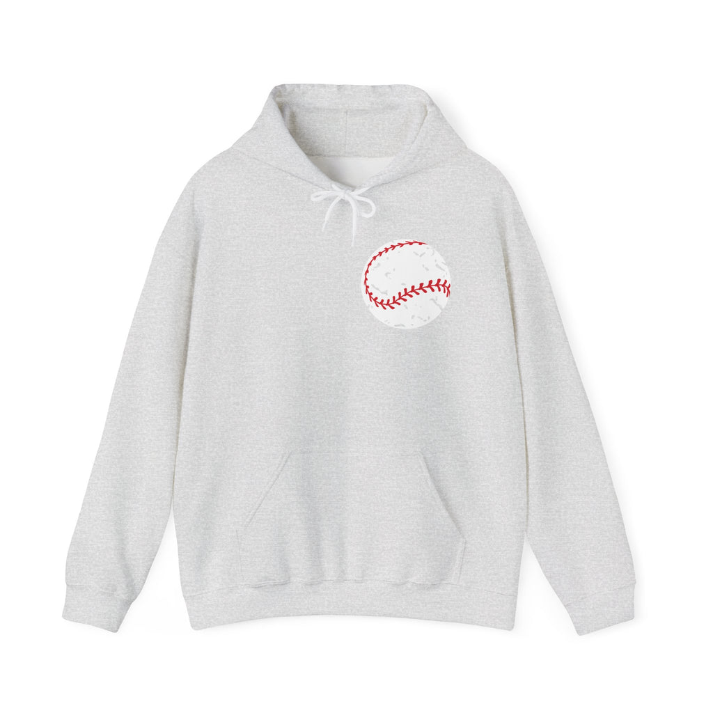 Vintage Baseball Hoodie - Classic Script Design Game Day Sweatshirt