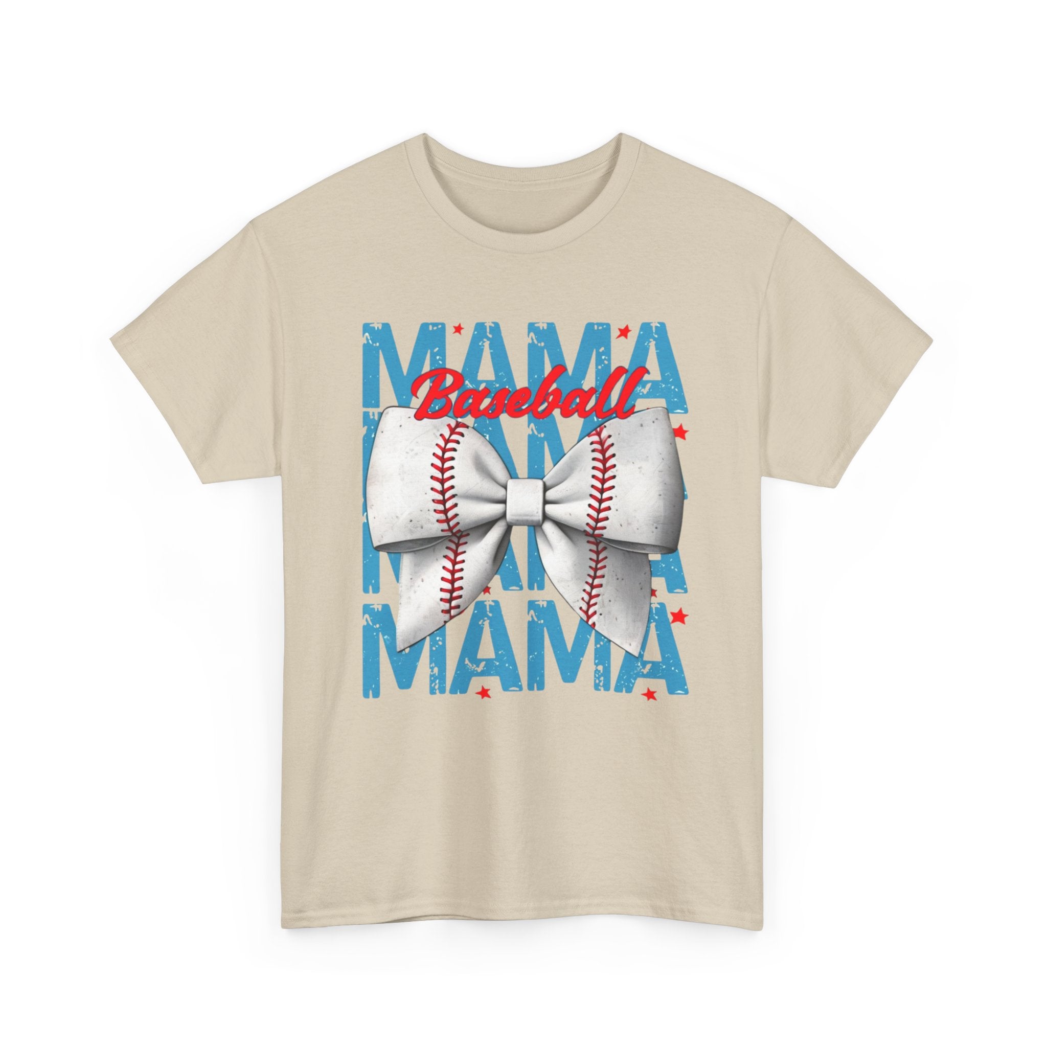 Baseball Mama Shirt - Cute Game Day Mom Tee with Baseball Bow