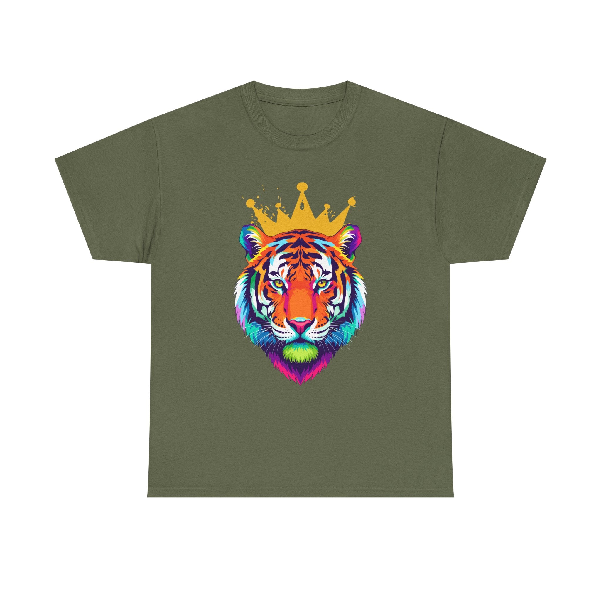 Crowned Tiger T-Shirt - Women's Empowerment Graphic Tee