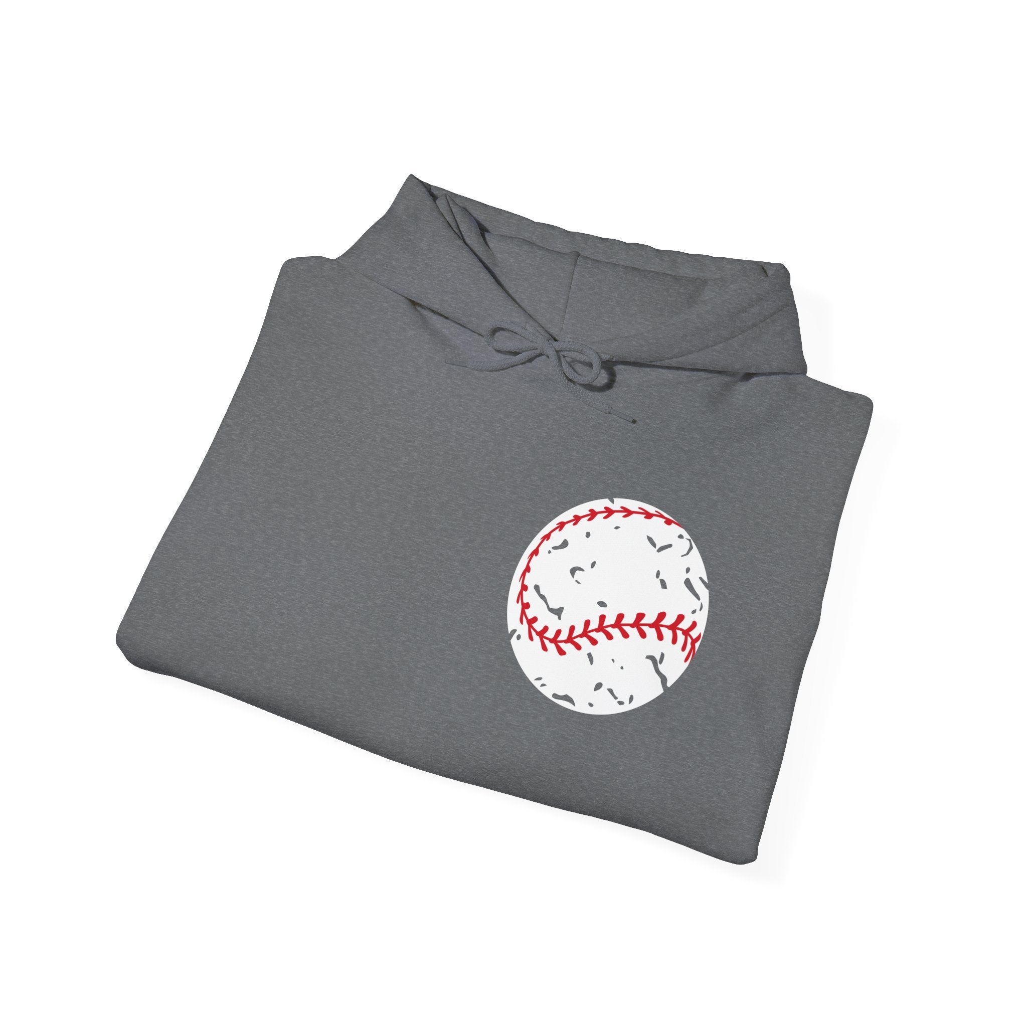 Vintage Baseball Hoodie - Classic Script Design Game Day Sweatshirt