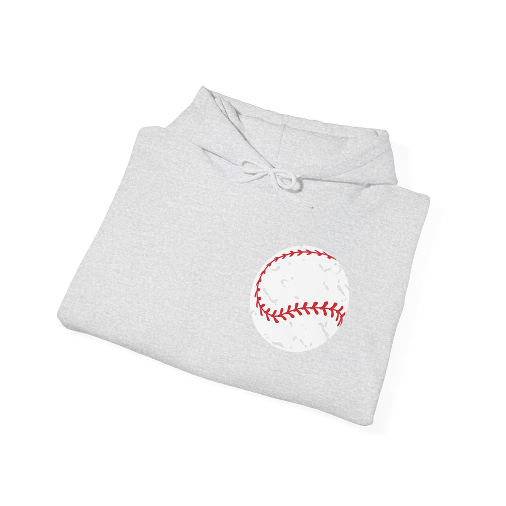 Vintage Baseball Hoodie - Classic Script Design Game Day Sweatshirt