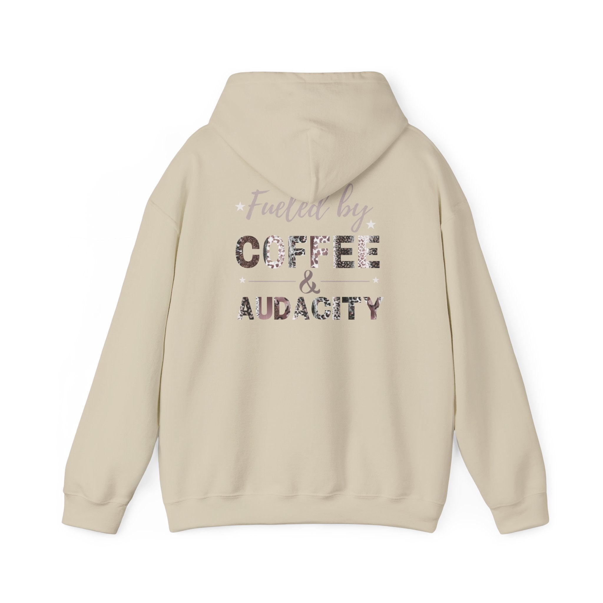 Fueled by Coffee and Audacity Hoodie | Coffee Lover Gift