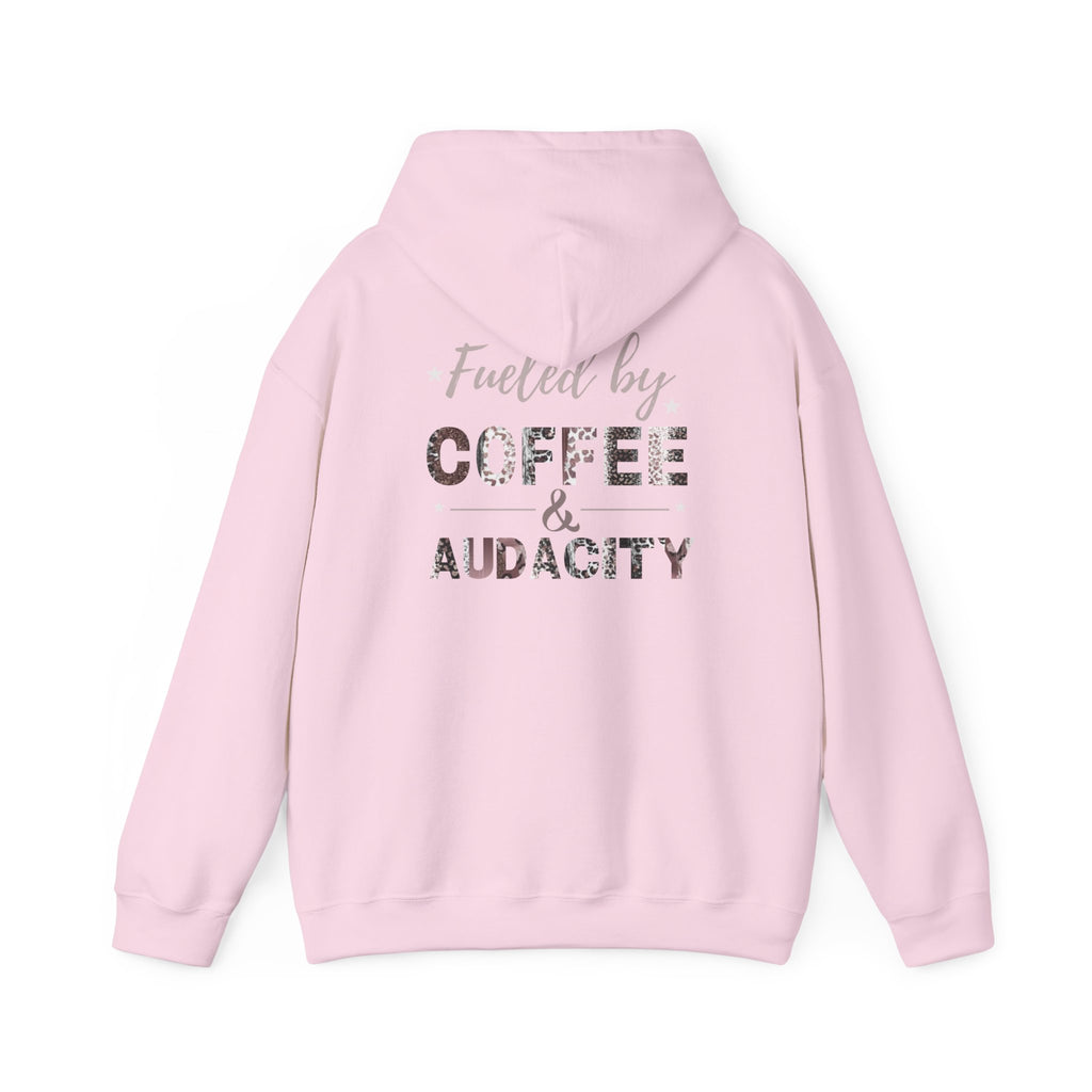 Fueled by Coffee and Audacity Hoodie | Coffee Lover Gift