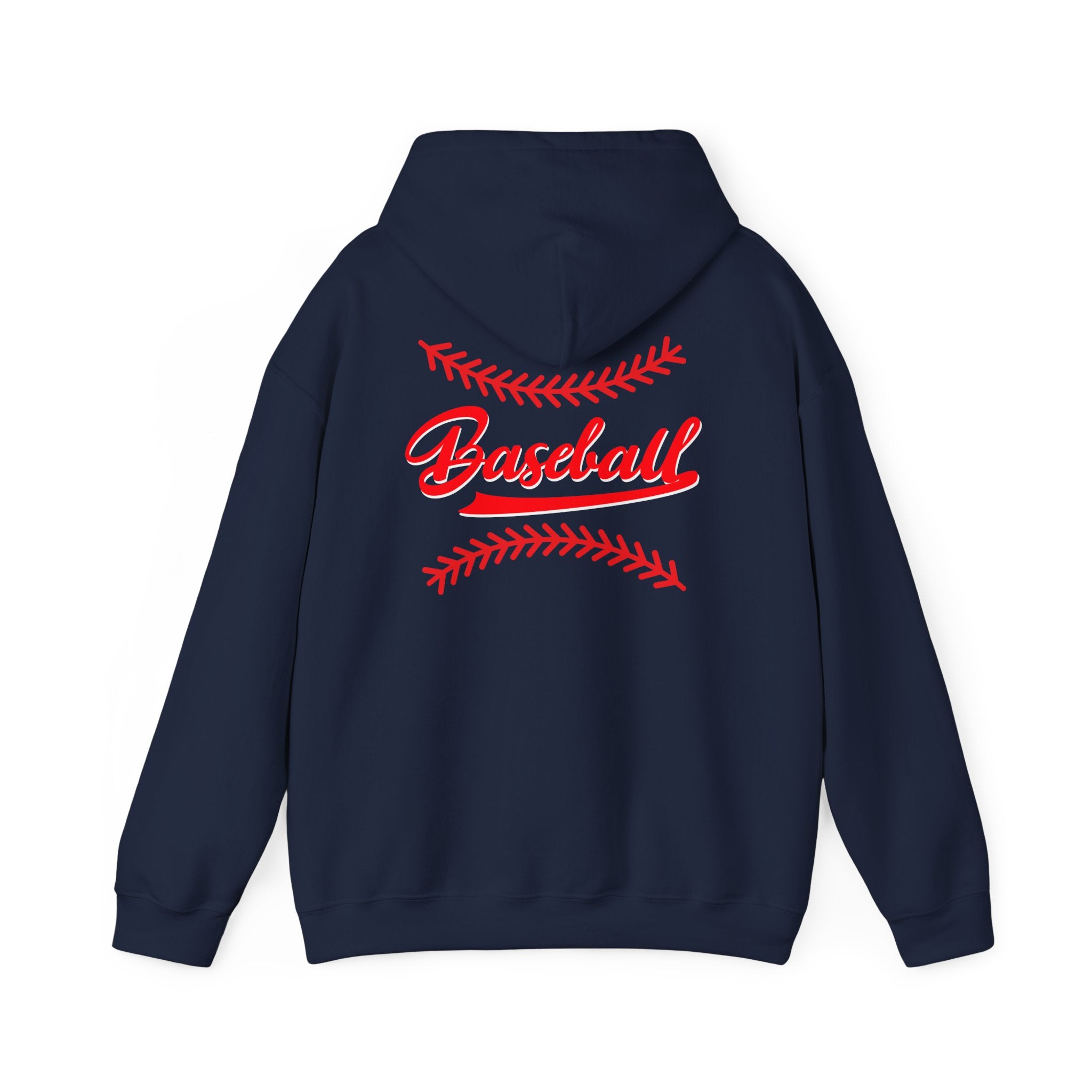 Vintage Baseball Hoodie - Classic Script Design Game Day Sweatshirt