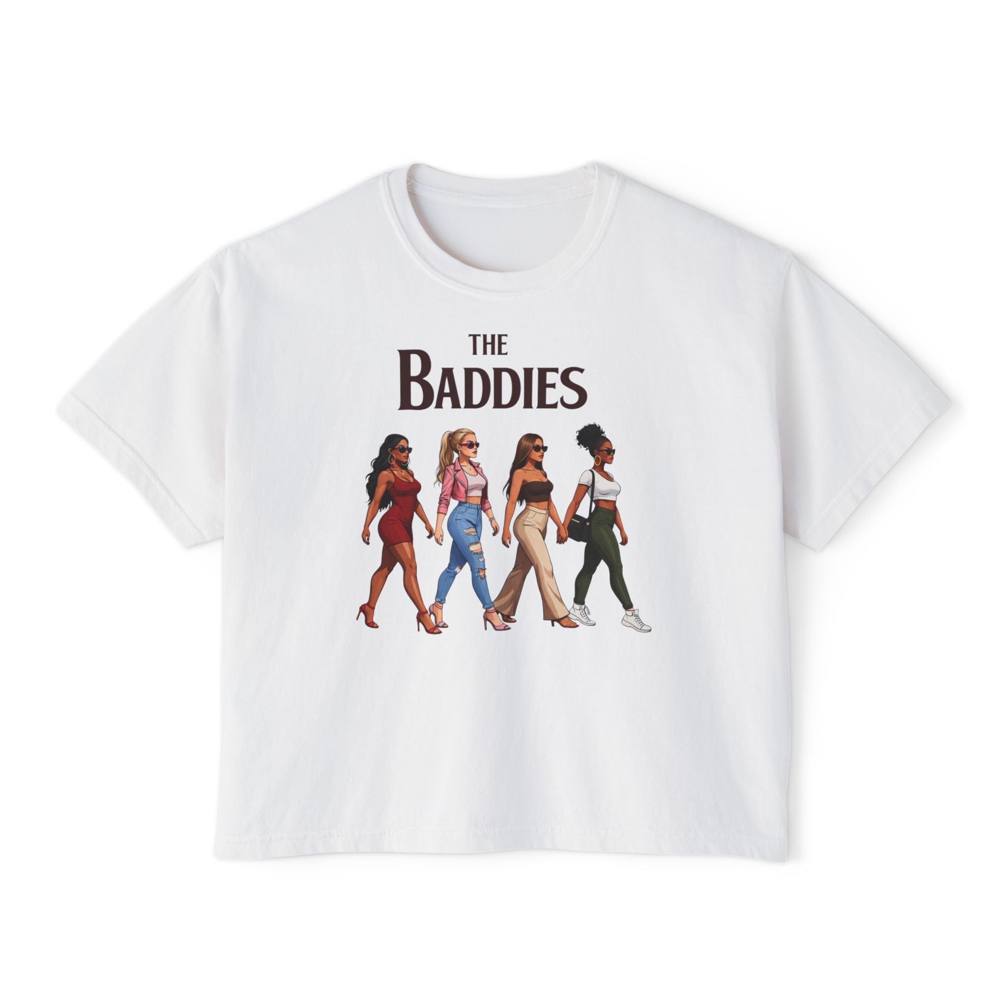 The Baddies Shirt, Confident Women Graphic Tee ,STOMP THAT OUT Collection, Boss Energy T-Shirt