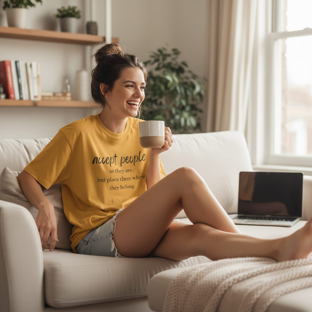 Garment-Dyed Heavyweight Cotton Tee - Premium Vintage Style