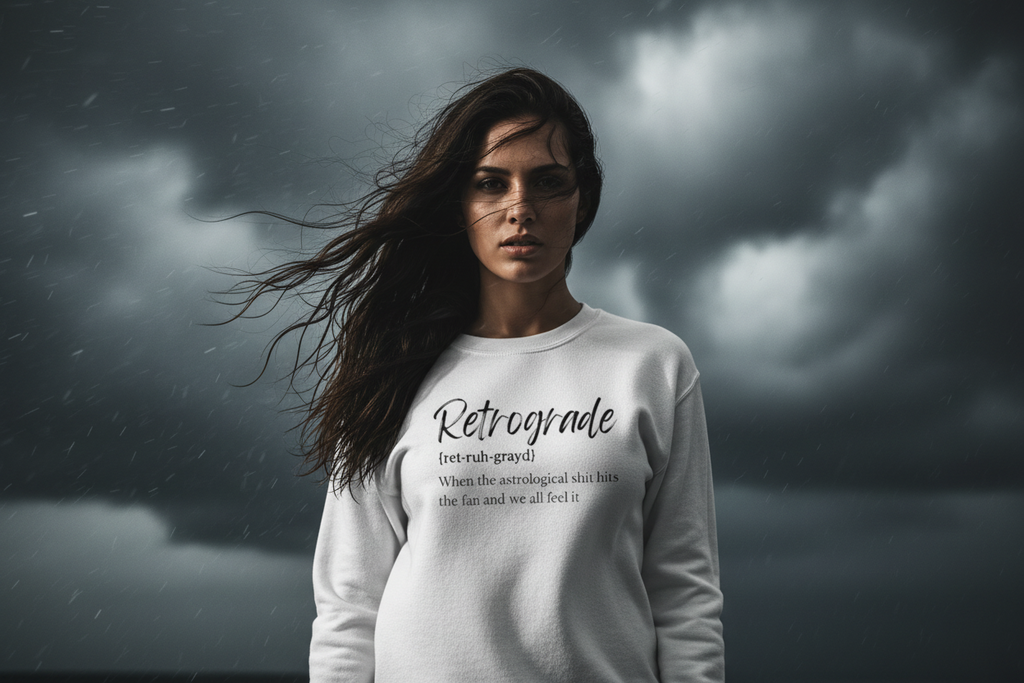 Retrograde Shirt | Astrology Humor Tee | When the Astrological Sh*t Hits
